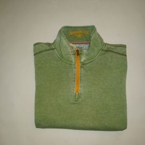 Margaritaville Light green Half Zip Pullover